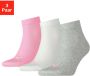 PUMA Korte sokken met ribboorden (3 paar) - Thumbnail 2