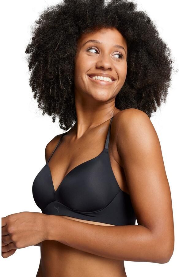 PUMA Beugelloze-bh WOMEN SOFT PADDED BRA Zachte wattering voorgevormde cups - Foto 6