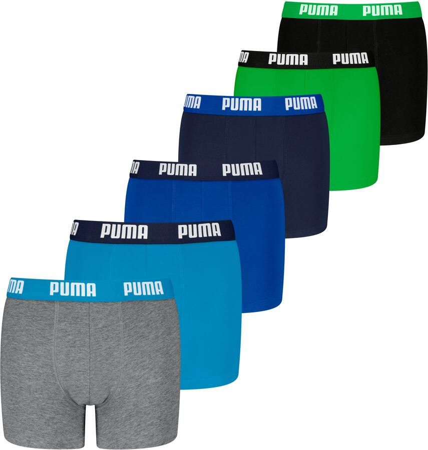 PUMA Boxershort BOYS EVERYDAY BASIC BOXERS 6P ECOM (Set van 6)