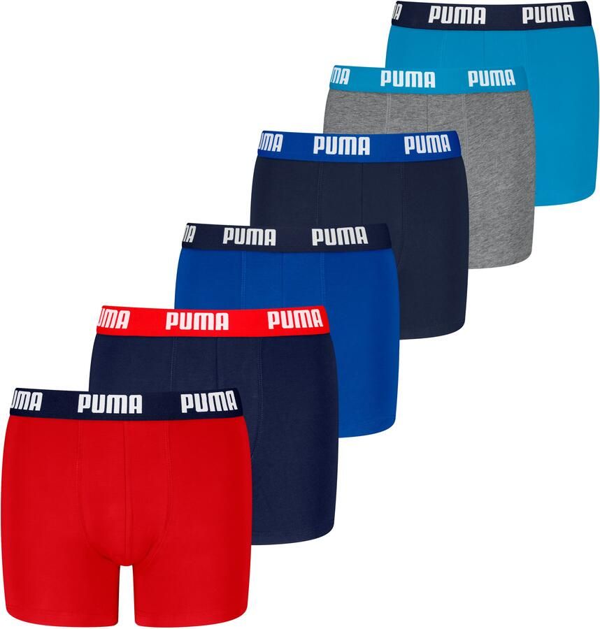 PUMA Boxershort BOYS EVERYDAY BASIC BOXERS 6P ECOM (Set van 6)
