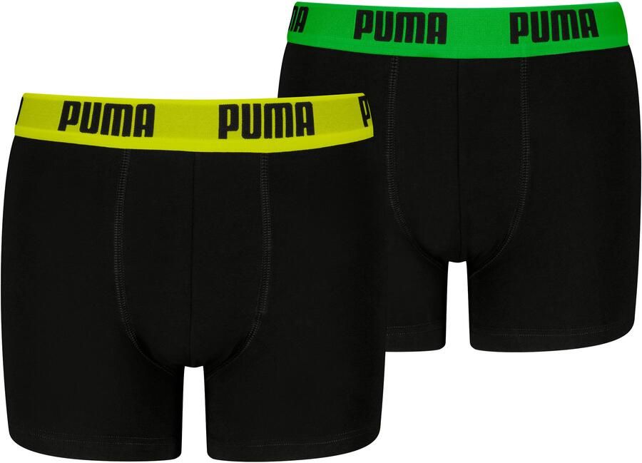 PUMA Boxershort Boys met logoband elastisch (2 stuks Set van 2) - Foto 2