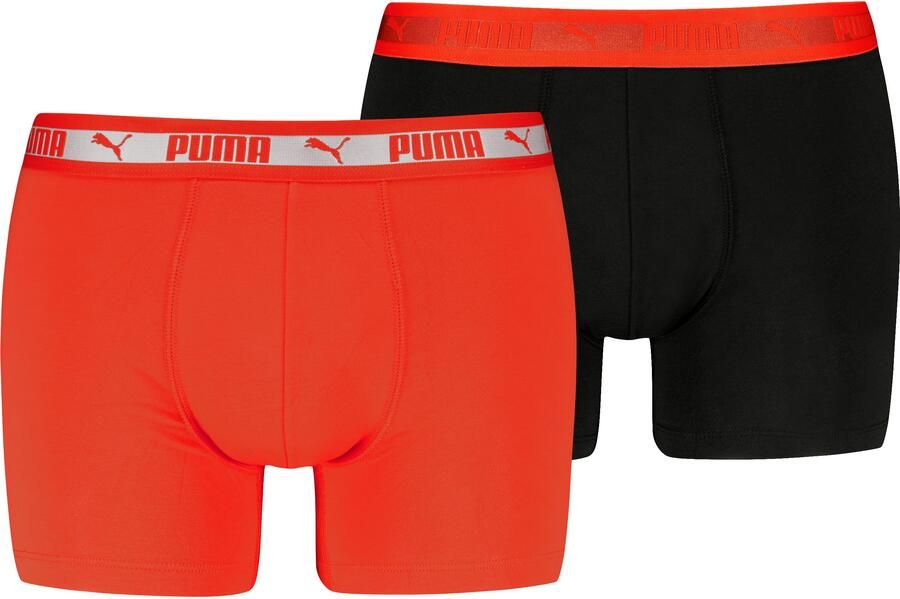 PUMA Boxershort MEN CHROMATIC WAISTBAND BOXERS 2P elastische logotailleband zonder opening (Set van 2) - Foto 2
