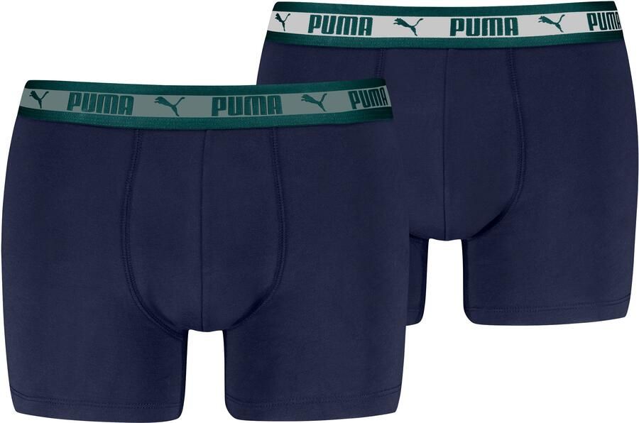 PUMA Boxershort MEN CHROMATIC WAISTBAND BOXERS 2P elastische logotailleband zonder opening (Set van 2) - Foto 2