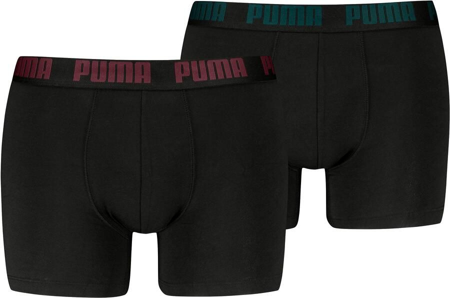 Puma Boxershort met elastische logo in band in een set van 2 stuks