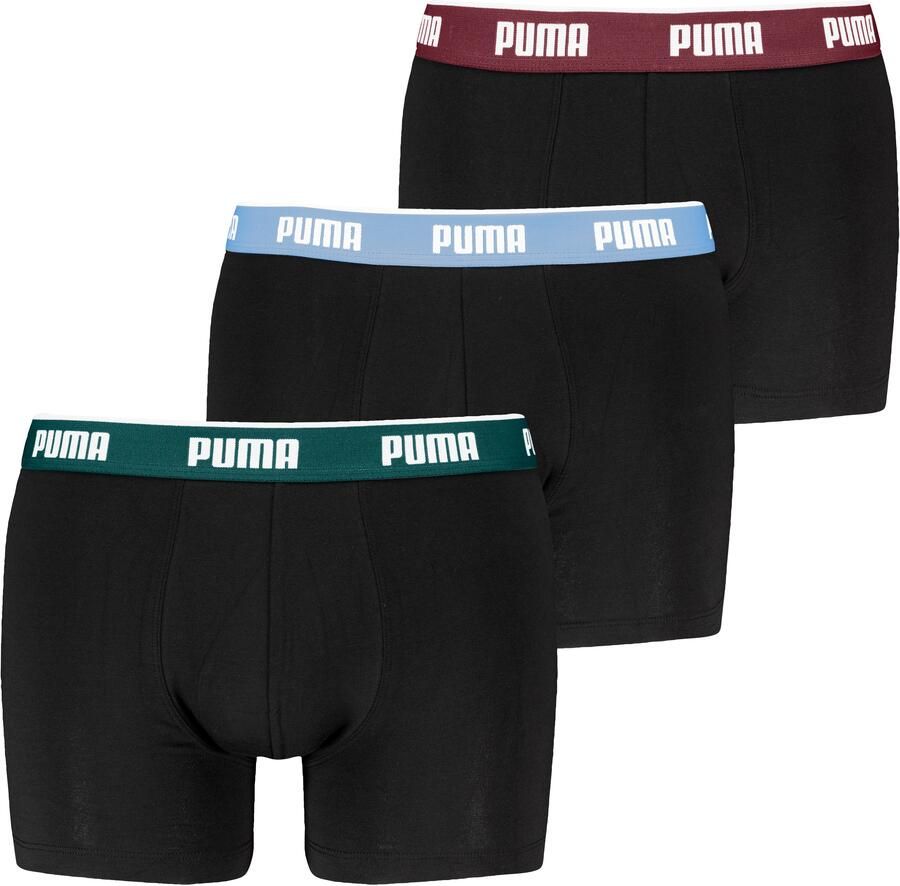 PUMA Boxershort MEN EVERYDAY BASIC BOXERS 3P Comfortabele elastische logotailleband (Set van 3) - Foto 2