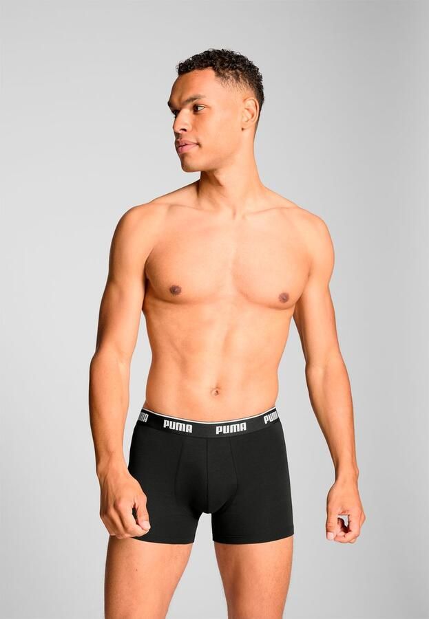 PUMA Boxershort MEN EVERYDAY BASIC BOXERS 3P Comfortabele elastische logotailleband (Set van 3) - Foto 5
