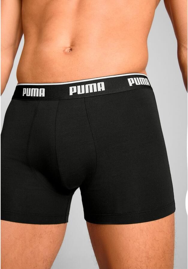 PUMA Boxershort MEN EVERYDAY BASIC BOXERS 3P Comfortabele elastische logotailleband (Set van 3) - Foto 3