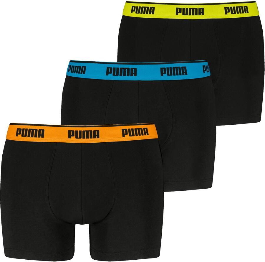 PUMA Boxershort MEN EVERYDAY BASIC BOXERS 3P Comfortabele elastische logotailleband (Set van 3) - Foto 5