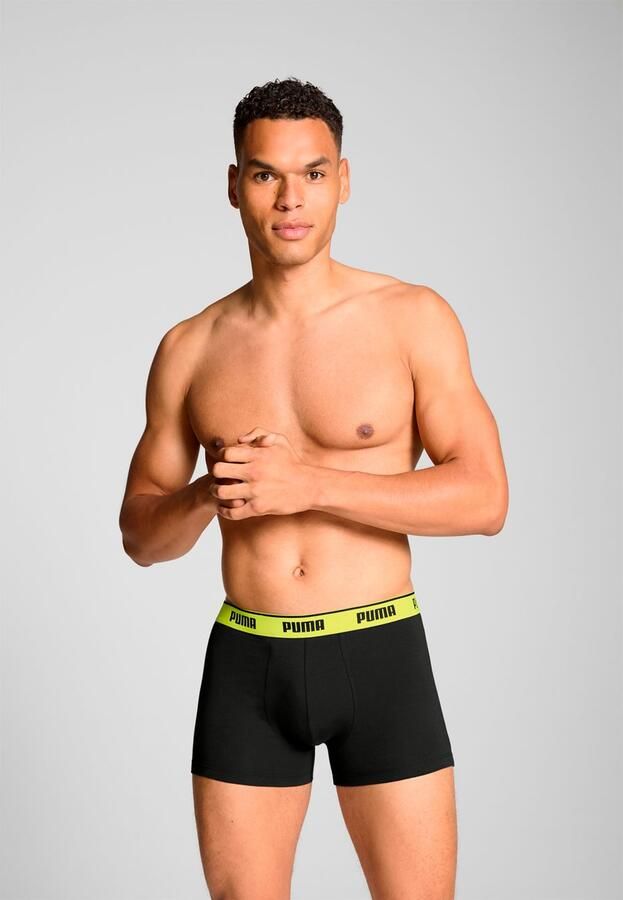 PUMA Boxershort MEN EVERYDAY BASIC BOXERS 3P Comfortabele elastische logotailleband (Set van 3) - Foto 4