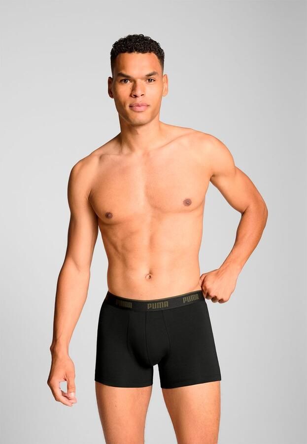 PUMA Boxershort MEN EVERYDAY BASIC BOXERS 3P Comfortabele elastische logotailleband (Set van 3) - Foto 3