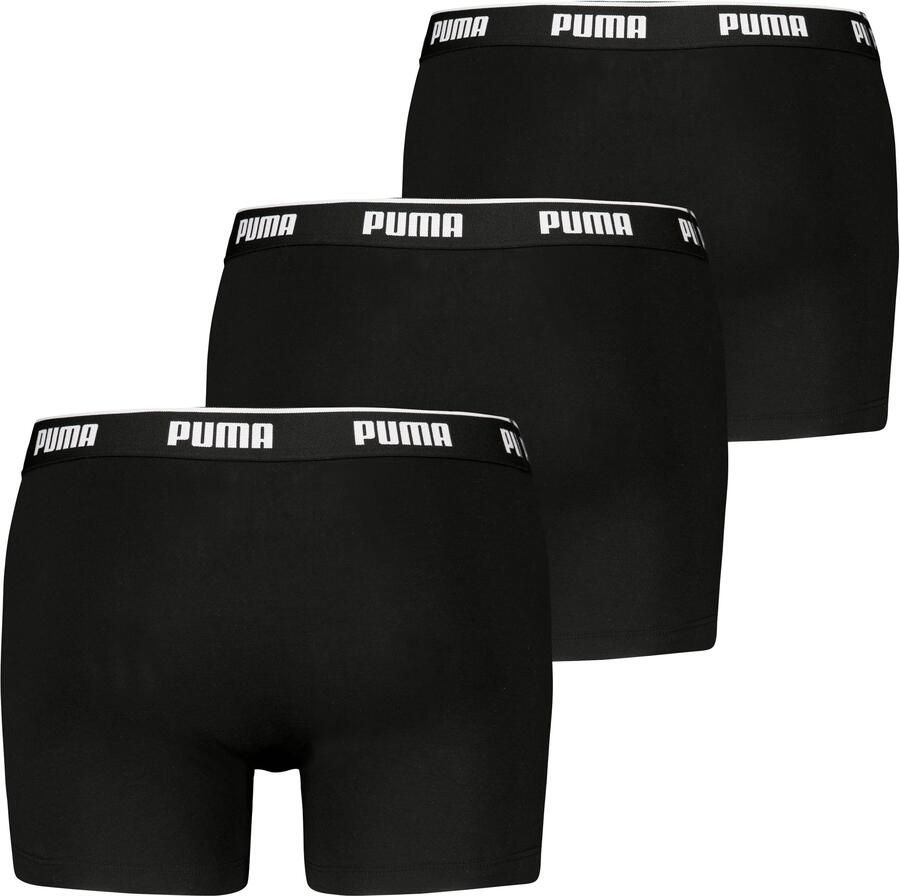 PUMA Boxershort MEN EVERYDAY BASIC BOXERS 3P Comfortabele elastische logotailleband (Set van 3)