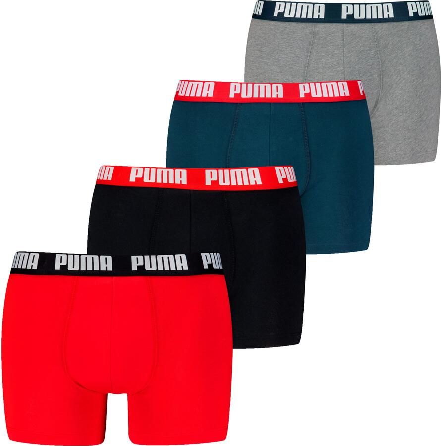 PUMA Boxershort MEN EVERYDAY BOXER 4P ECOM (Set van 4) - Foto 2
