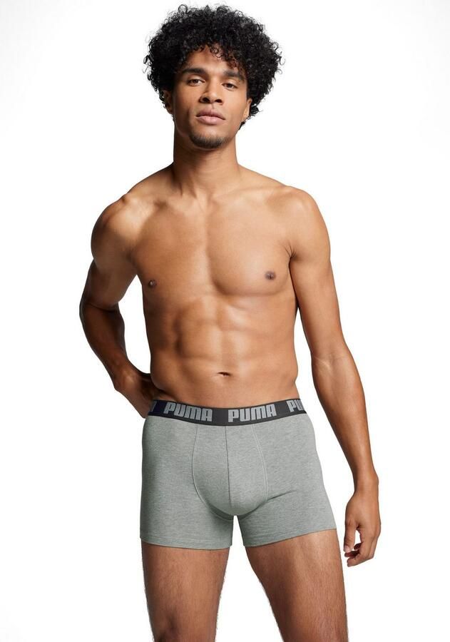 PUMA Boxershort MEN EVERYDAY BOXER 6P ECOM Elastische logotailleband stretchmateriaal zonder opening (Set van 6) - Foto 2
