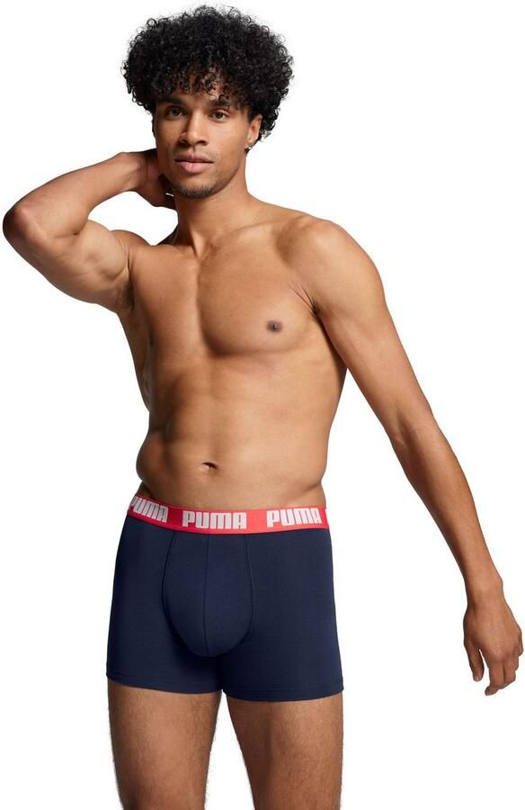PUMA Boxershort MEN EVERYDAY BOXER 6P ECOM Elastische logotailleband stretchmateriaal zonder opening (Set van 6) - Foto 4