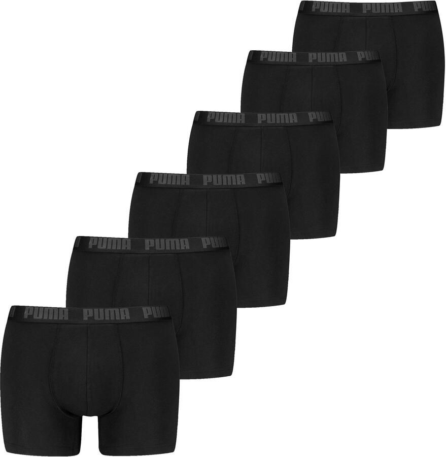 PUMA Boxershort MEN EVERYDAY BOXER 6P ECOM Elastische logotailleband stretchmateriaal zonder opening (Set van 6) - Foto 5