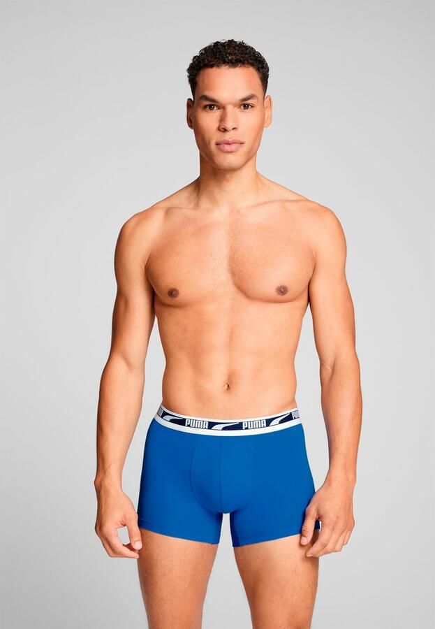 PUMA Boxershort MEN EVERYDAY MULTI LOGO BOXERS 2P (Set van 2) - Foto 3