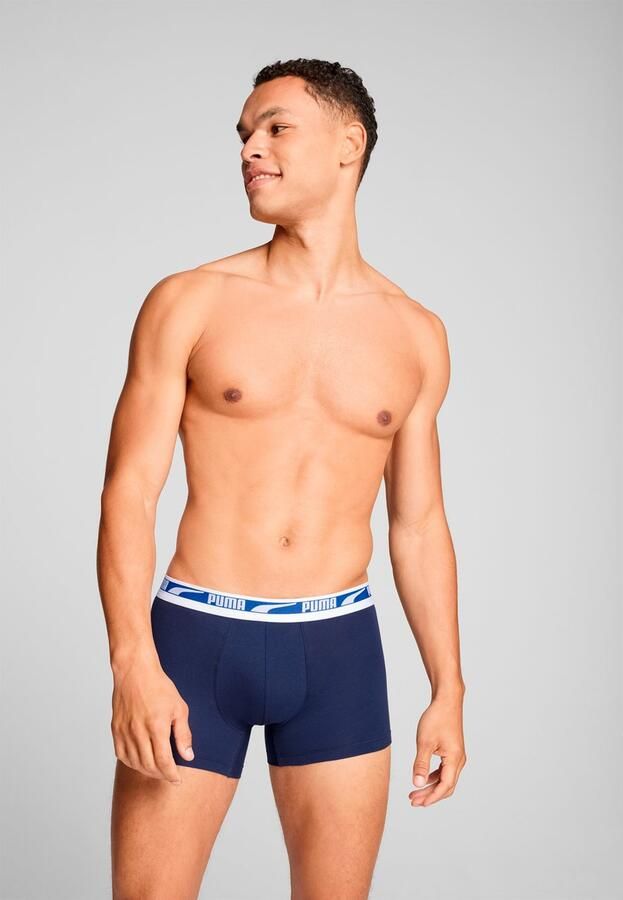 PUMA Boxershort MEN EVERYDAY MULTI LOGO BOXERS 2P (Set van 2) - Foto 3