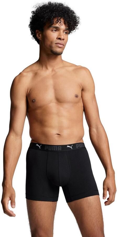 PUMA Boxershort MEN SPORT COTTON BOXERS 2P (2 stuks Set van 2) - Foto 3