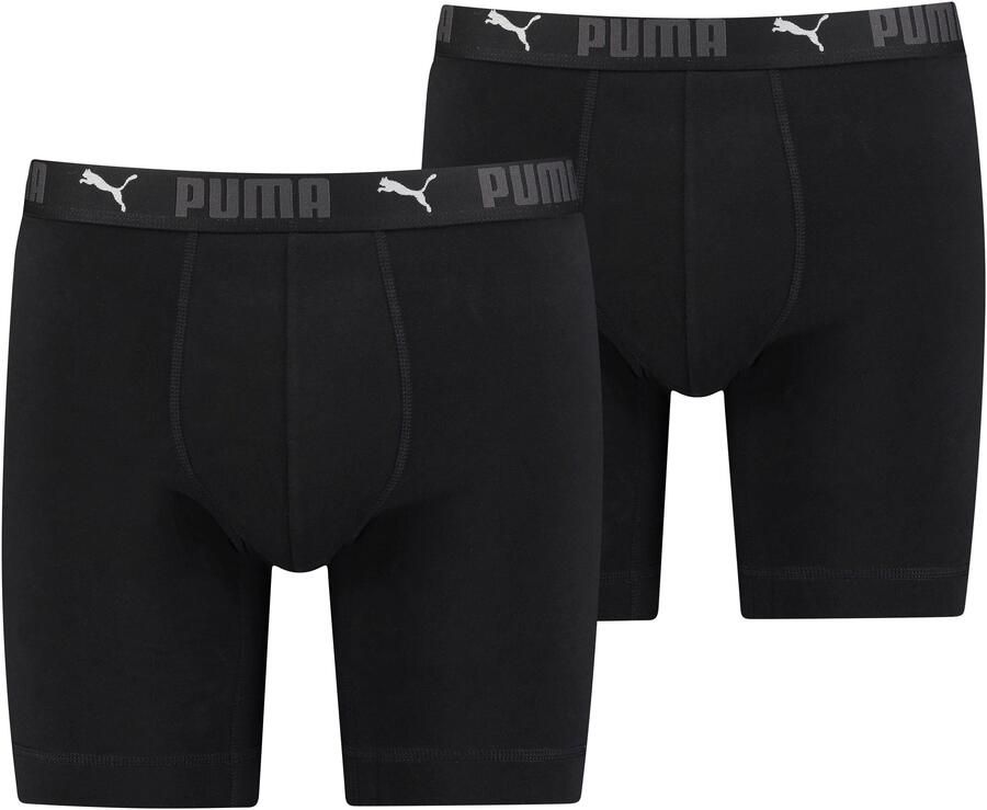 PUMA Boxershort MEN SPORT COTTON LONG BOXERS 2P (2 stuks Set van 2) - Foto 6