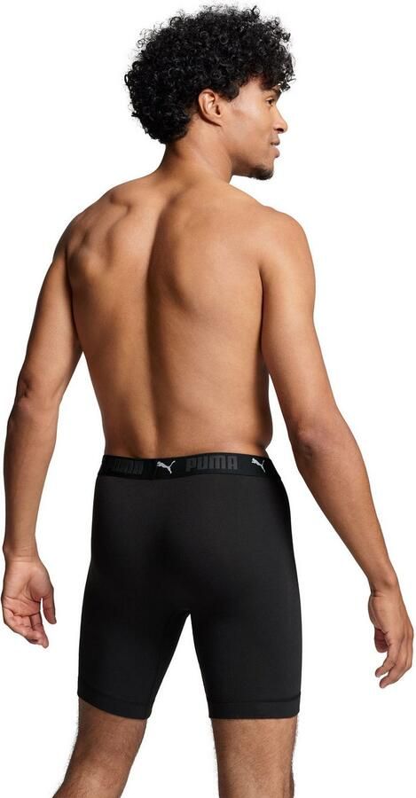 PUMA Boxershort MEN SPORT COTTON LONG BOXERS 2P (2 stuks Set van 2) - Foto 4