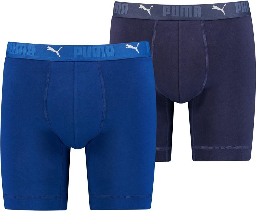 PUMA Boxershort MEN SPORT COTTON LONG BOXERS 2P (2 stuks Set van 2) - Foto 6