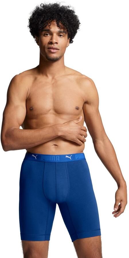 PUMA Boxershort MEN SPORT COTTON LONG BOXERS 2P (2 stuks Set van 2) - Foto 4