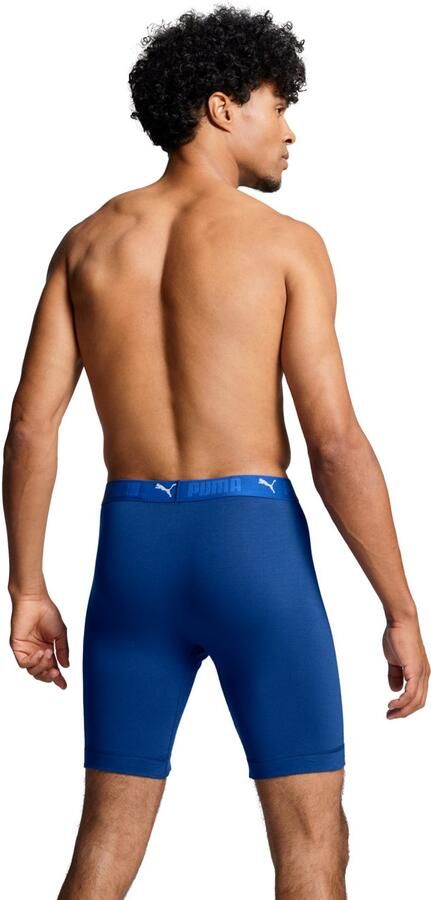 PUMA Boxershort MEN SPORT COTTON LONG BOXERS 2P (2 stuks Set van 2) - Foto 5