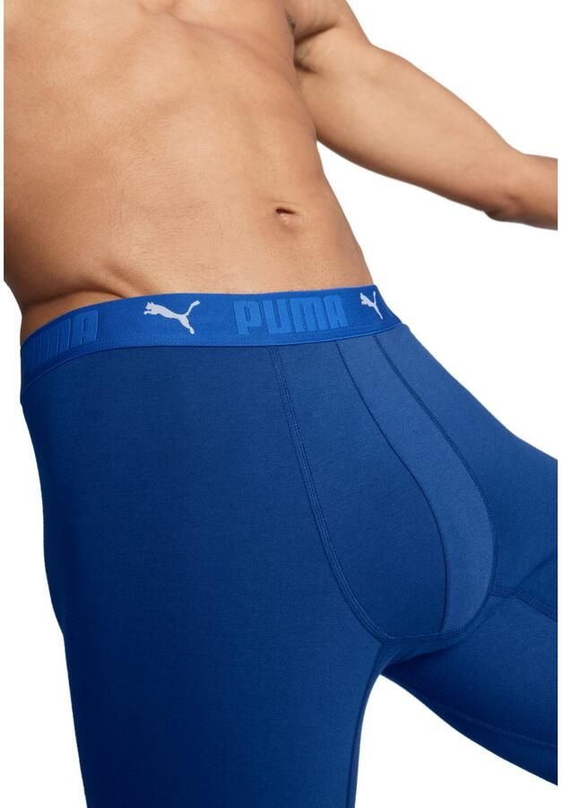 PUMA Boxershort MEN SPORT COTTON LONG BOXERS 2P (2 stuks Set van 2) - Foto 2