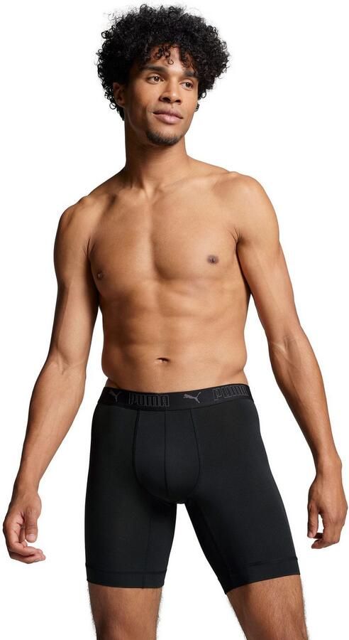 Puma Boxershort met elastische band met logo in een set van 2 stuks model 'Sport' - Foto 6