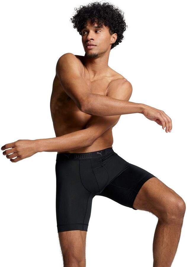 Puma Boxershort met elastische band met logo in een set van 2 stuks model 'Sport' - Foto 4