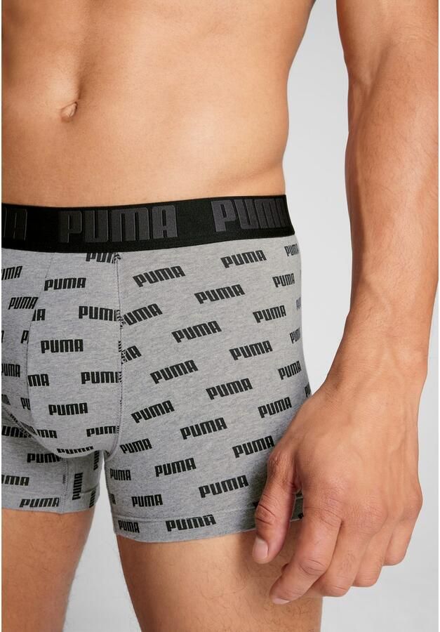 PUMA Boxershort met all-over -print (2 stuks Set van 2)