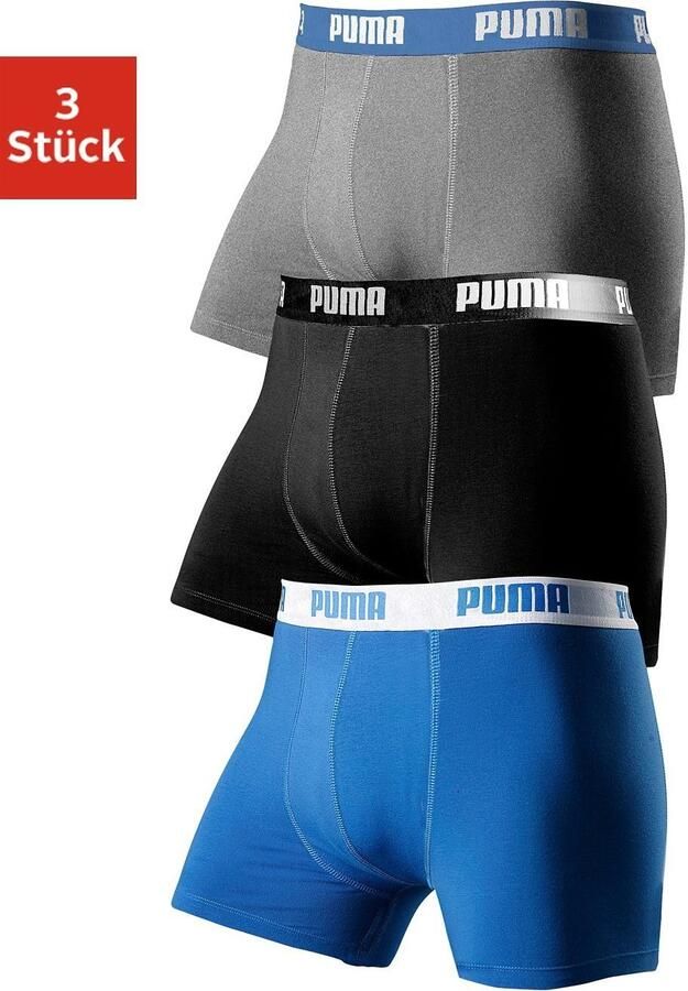 PUMA Boxershort met logo in de band (3 stuks) - Foto 4