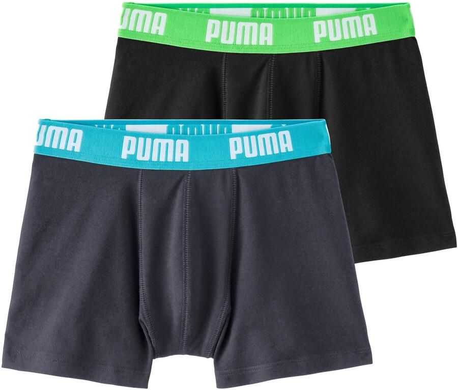 Puma boxershorts set van 2 Multi Jongens Stretchkatoen Effen 122 128 - Foto 6