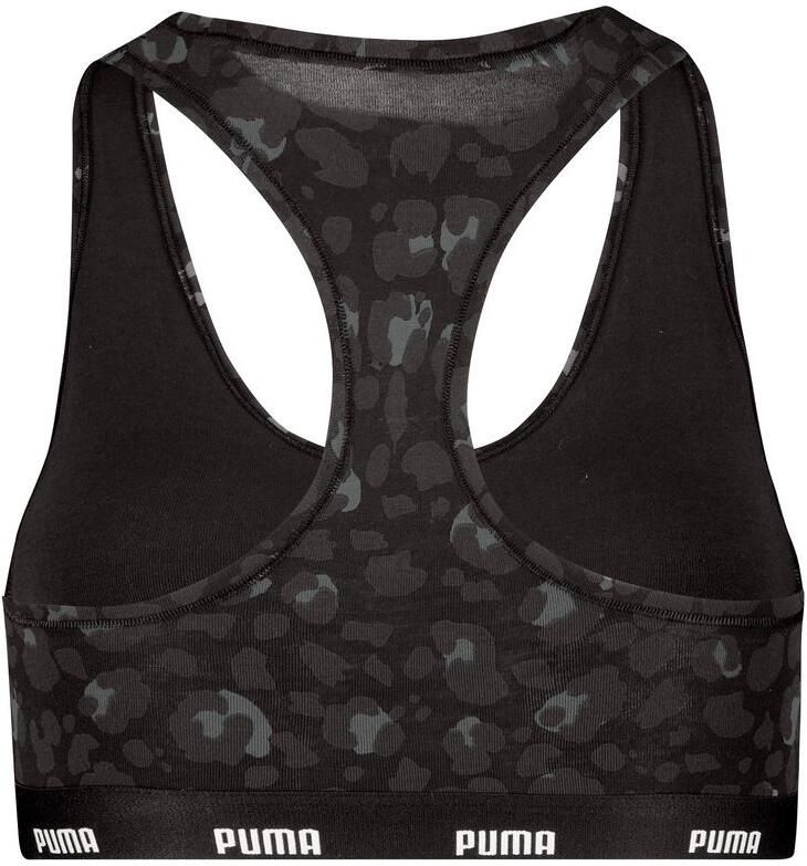 PUMA Crop-top WO PRINTED RACER BACK TOP Animal-design logo ronde hals