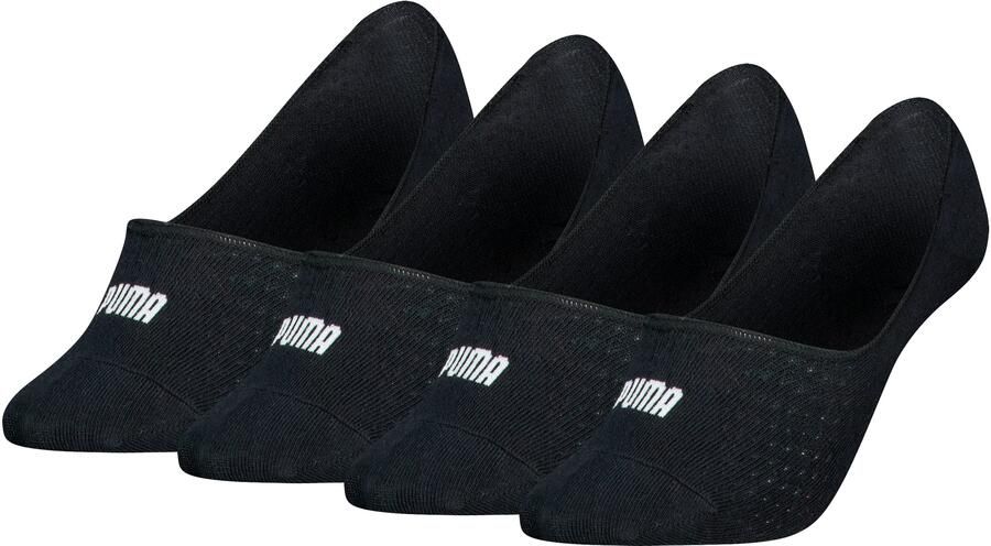 PUMA Enkelsokken WO MESH FOOTIE 4P ECOM Logo voorop onzichtbaar in sneakers (4 paar) - Foto 2
