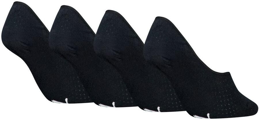 PUMA Enkelsokken WO MESH FOOTIE 4P ECOM Logo voorop onzichtbaar in sneakers (4 paar)