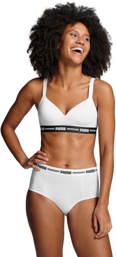 PUMA Hipster WOMEN MINI SHORT 2P PACK met opvallende logo-tailleband (2 stuks Set van 2) - Foto 8