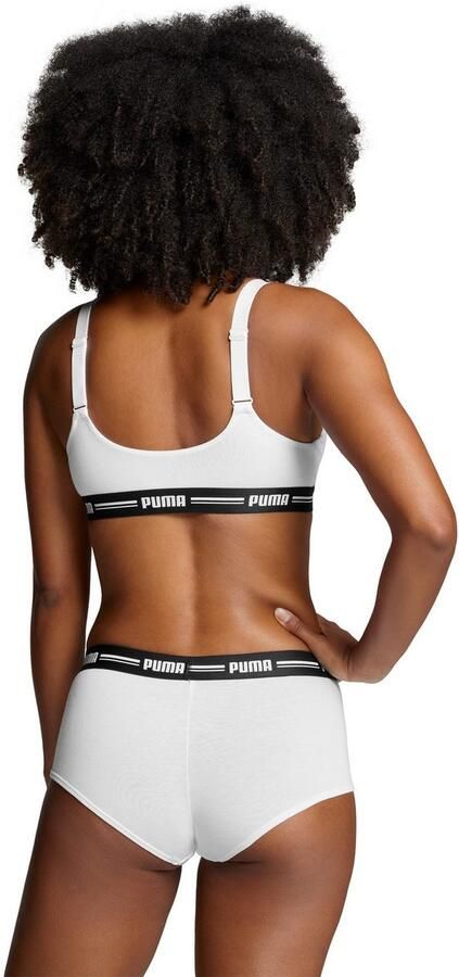 PUMA Hipster WOMEN MINI SHORT 2P PACK met opvallende logo-tailleband (2 stuks Set van 2) - Foto 7