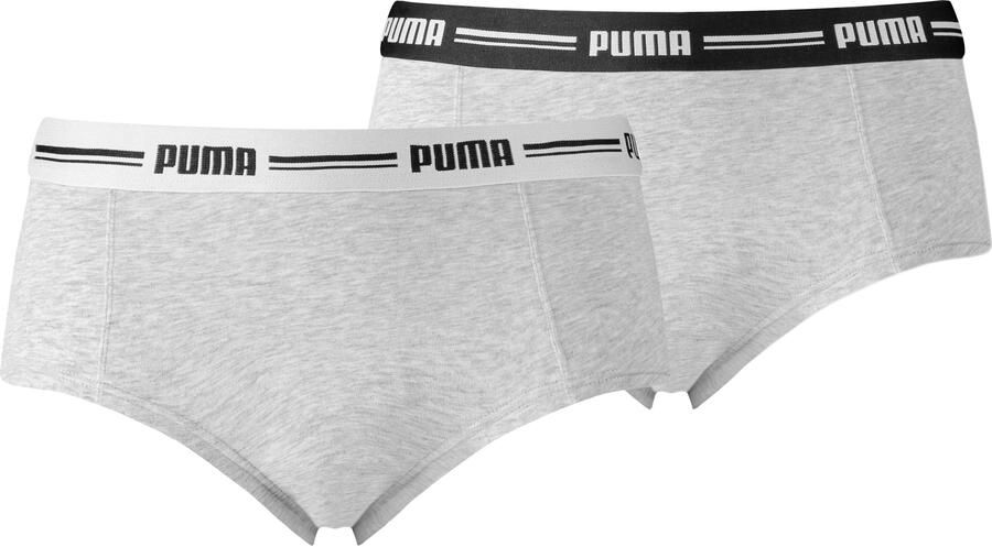 PUMA Hipster WOMEN MINI SHORT 2P smalle logo-elastische band (Set van 2) - Foto 7