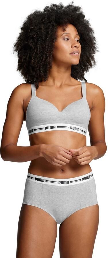 PUMA Hipster WOMEN MINI SHORT 2P smalle logo-elastische band (Set van 2) - Foto 6