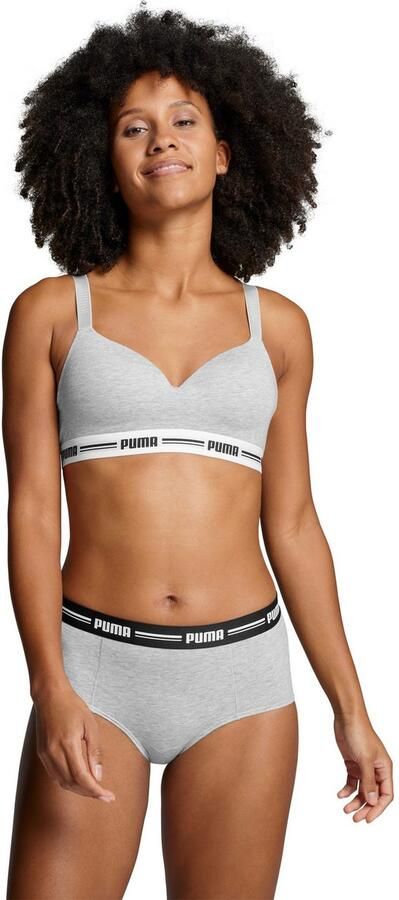 PUMA Hipster WOMEN MINI SHORT 2P smalle logo-elastische band (Set van 2) - Foto 5
