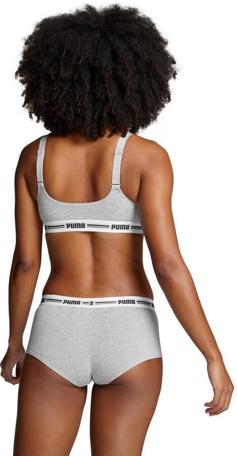 PUMA Hipster WOMEN MINI SHORT 2P smalle logo-elastische band (Set van 2) - Foto 4