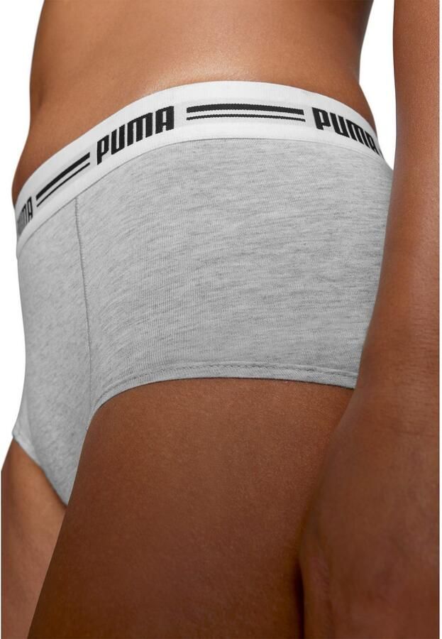 PUMA Hipster WOMEN MINI SHORT 2P smalle logo-elastische band (Set van 2) - Foto 2