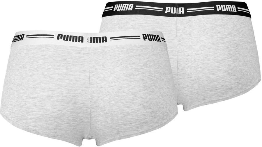 PUMA Hipster WOMEN MINI SHORT 2P smalle logo-elastische band (Set van 2) - Foto 3