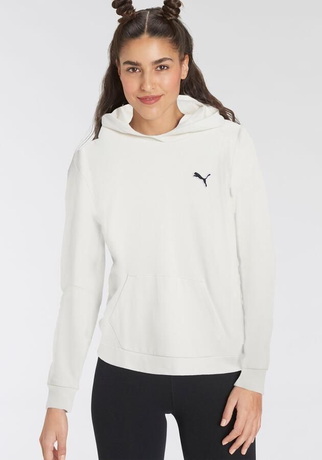 Puma Klassieke Hoodie met Logo Beige Dames - Foto 5