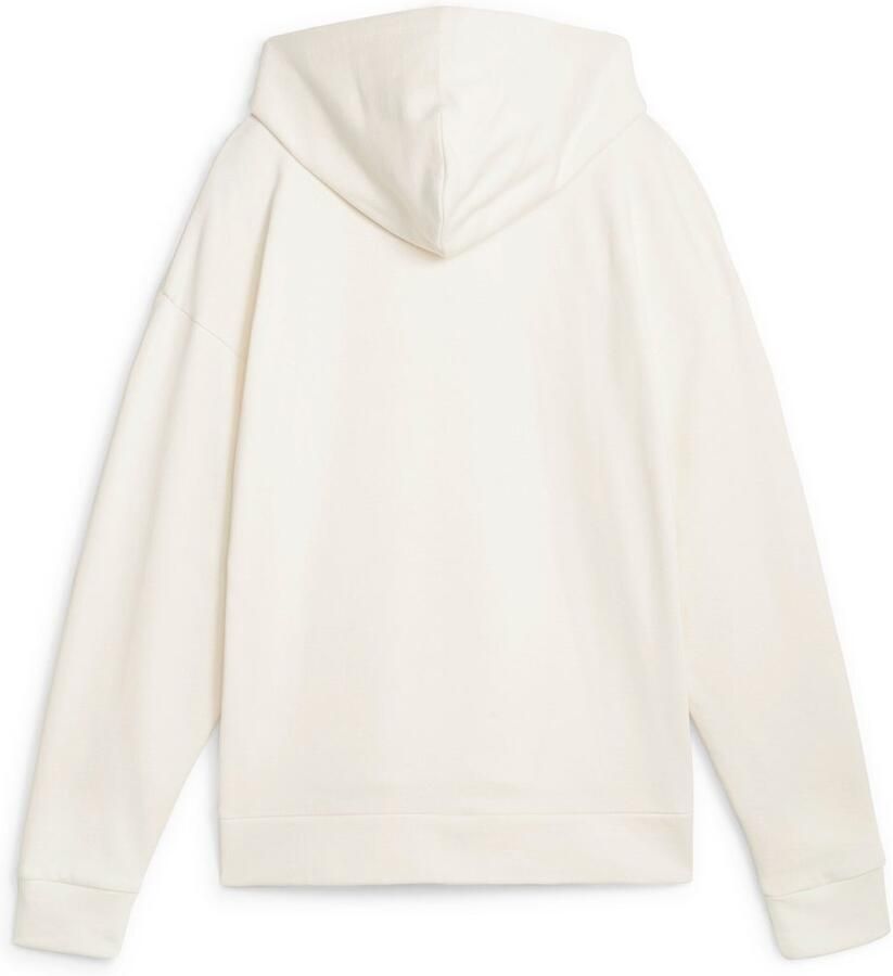 Puma Klassieke Hoodie met Logo Beige Dames