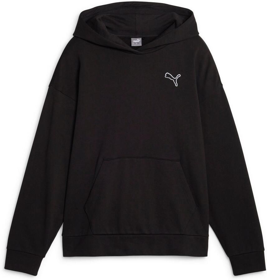Puma Klassieke hoodie met logo Black Dames