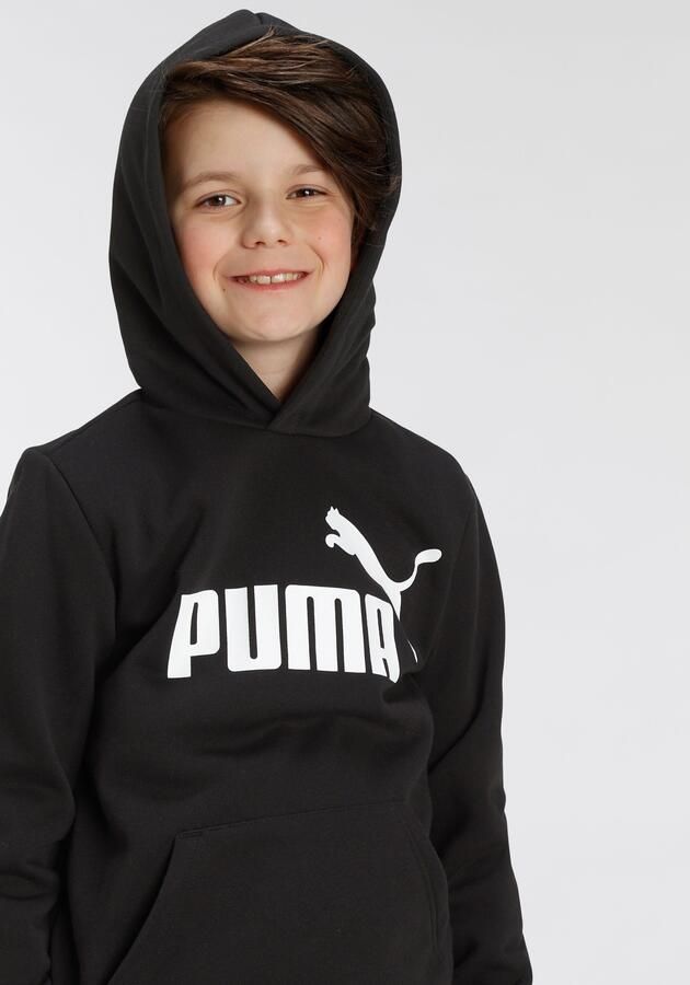 Puma Hoodie met labelprint model 'ESS Big Logo Hoodie FL B' - Foto 5