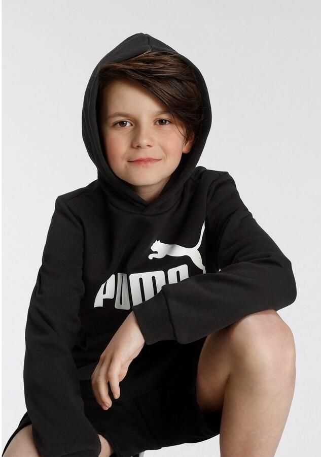 Puma Hoodie met labelprint model 'ESS Big Logo Hoodie FL B' - Foto 4