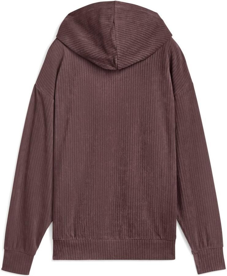 PUMA Hoodie ESS ELEVATED COMFORT VELOUR RIB HOODIE